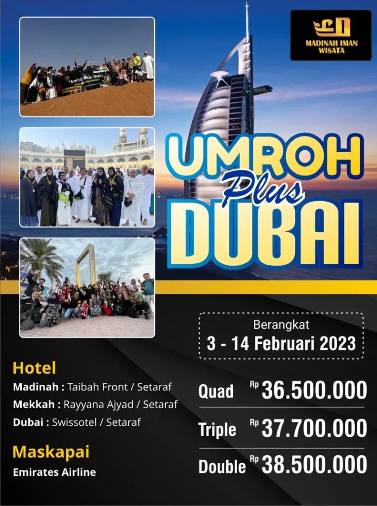 Umroh Plus Dubai - Madinah Iman Wisata